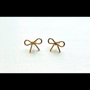 Kate Spade “All Tied Up” Ribbion Tie Earrings